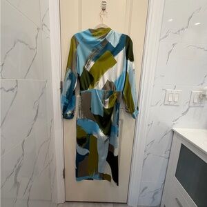 Zara Multicolor Abstract Dress